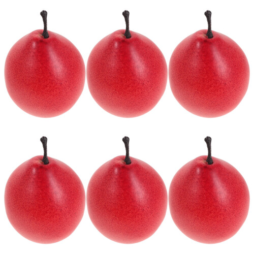 24Ud Artificiales Rojas De Espuma Para Decoración Y Exhibición