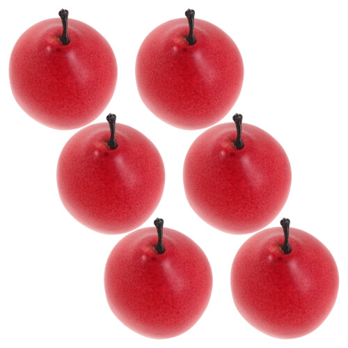 24Ud Artificiales Rojas De Espuma Para Decoración Y Exhibición 1