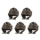 5Ud Casco Protector Ajustable Para Mayores Gorro Gris Confortable 7