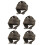 5Ud Casco Protector Ajustable Para Mayores Gorro Gris Confortable 9