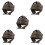 5Ud Casco Protector Ajustable Para Mayores Gorro Gris Confortable 5