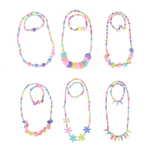 12 Collar Y Niña Multicolor Y Seguro 1