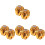 8Ud Protector Maceta Dorado Accesorio Reutilizable Para Oficina 2