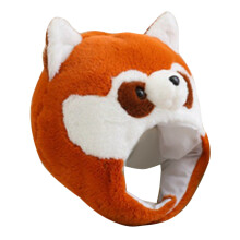 4Ud Sombreros Disfraz Peluche Mapache Fiesta Carnaval Unisex Colorido