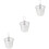3Ud Cestas De Acero Inoxidable Colador Reutilizable Plata 7