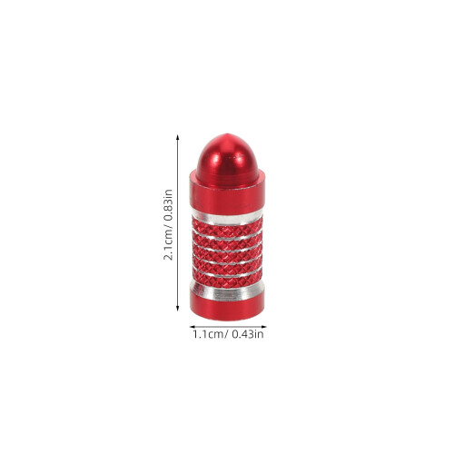 20Ud Cubiertas De Válvula De Aluminio Rojo Para Suv 1