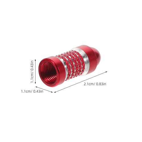20Ud Cubiertas De Válvula De Aluminio Rojo Para Suv 2