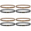 8Ud Cinturones Ajustables De PU Para Mujer Multicolor Y Elegantes 6