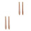 4Ud Bates Inflables De PVC Para Niños Chocolate 6