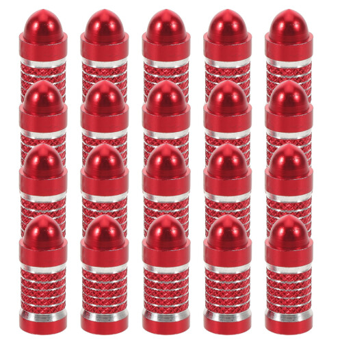 20Ud Cubiertas De Válvula De Aluminio Rojo Para Suv
