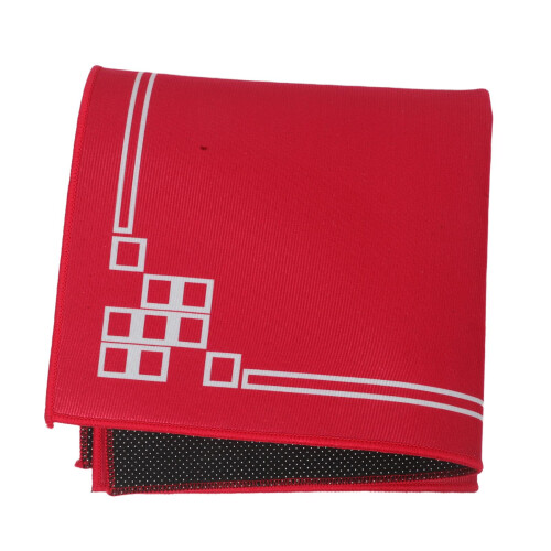 Antislip Mahjong Tafelbescherming Speelmat Rood