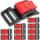 50Ud Hebillas Reemplazo Correa Casco Material ABS Acero Multi 1