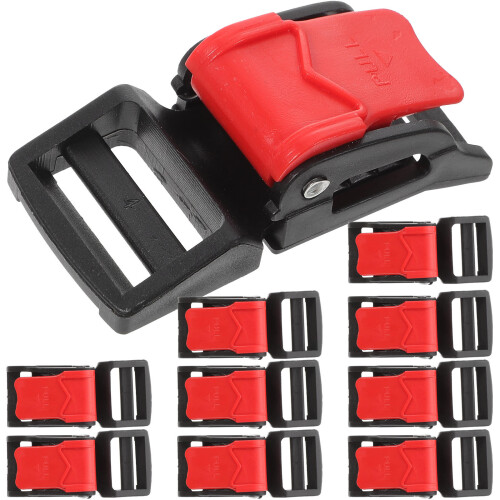 50Ud Hebillas Reemplazo Correa Casco Material ABS Acero Multi