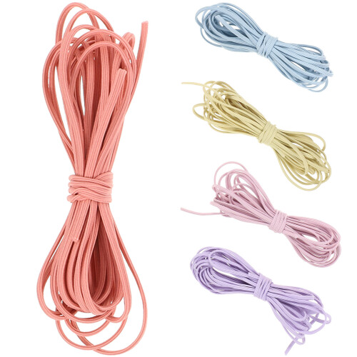 25Ud Cordón Elástico Multicolor Para Pulseras DIY Resistente Y Durable 1