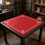 Antislip Mahjong Tafelbescherming Speelmat Rood 4