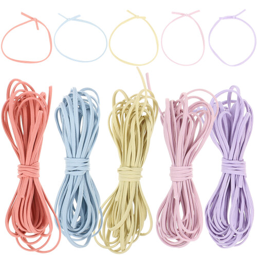 25Ud Cordón Elástico Multicolor Para Pulseras DIY Resistente Y Durable 2