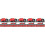 50Ud Hebillas Reemplazo Correa Casco Material ABS Acero Multi 10