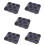 5Ud Negro Multiusos De Silicona Para Pan Y Bollería Casera 10