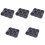 5Ud Negro Multiusos De Silicona Para Pan Y Bollería Casera 5