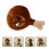 2Ud Accesorio Drumsticks Marrón, Gorro Cómodo Y Para Niños 10