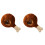2Ud Accesorio Drumsticks Marrón, Gorro Cómodo Y Para Niños 2
