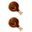 2Ud Accesorio Drumsticks Marrón, Gorro Cómodo Y Para Niños 5