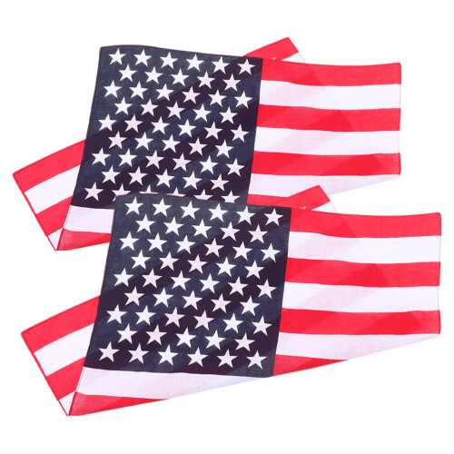 6Pièces Bandanas En Polyester Américain Pour Décor 2