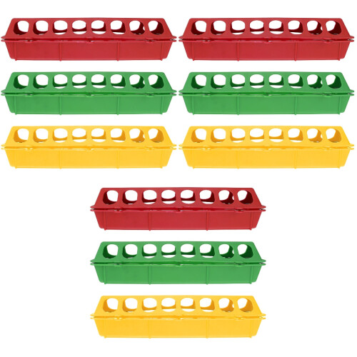 9Pièces Pour Volaille Polyvalente Couleurs Assorties Durable 2