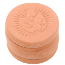 16Pcs Light Brown Terracotta Bread Warmer Stones for Home Bread Basket