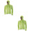 2Pièces Manteau Cyclisme Vert Réfléchissant Et Portable 6