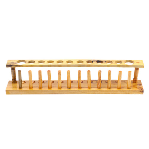 3Pièces Porte-Tubes En Bois 12 Emplacements Support Clair