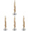 4Pièces Mini Instrument Saxophone Décoration Élégante 4