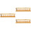 3Pièces Porte-Tubes En Bois 12 Emplacements Support Clair 6