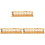 3Pièces Porte-Tubes En Bois 12 Emplacements Support Clair 2