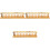 3Pièces Porte-Tubes En Bois 12 Emplacements Support Clair 3