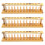 3Pièces Porte-Tubes En Bois 12 Emplacements Support Clair 8