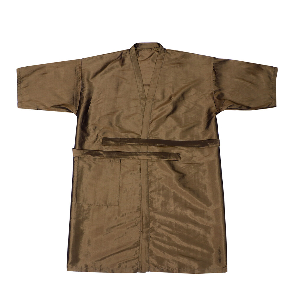3Pcs Polyester Hairdressing Apron Green Protective Smock For Barbers 3603394479536