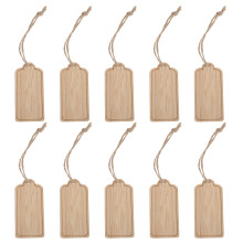 10Pcs Natural Wood Plant Tags Hanging DIY Labels for Garden Vegetables