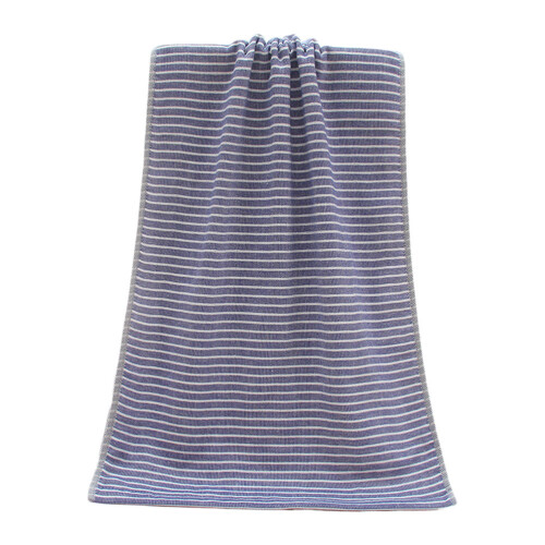 3Pièces Lingettes Douces En Coton Bleu Pour Hygiène Bain