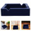 4Pcs Reusable Silicone Ashtray Blue for Indoor Smoking Ash Tray 1