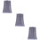 3Pièces Lingettes Douces En Coton Bleu Pour Hygiène Bain 8