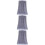 3Pièces Lingettes Douces En Coton Bleu Pour Hygiène Bain 7