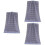 3Pièces Lingettes Douces En Coton Bleu Pour Hygiène Bain 6