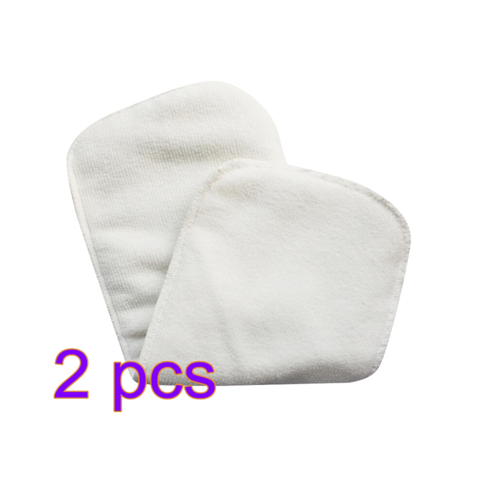 Artibetter White Washable Adult Nappy Foldable Fiber Diapers Leak-Proof