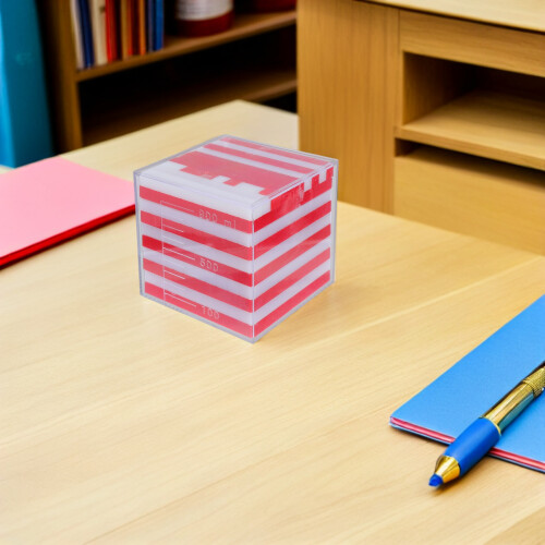 1 Lot Blocs Comptage Mathématiques - Cubes Base Dix En Plastique 2