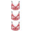 3Pcs Red Hamster Cage Hammock Soft Cotton Warm Small Pet Rest 10