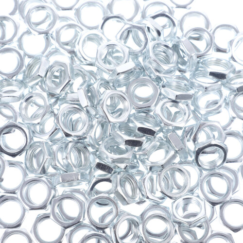 450Pz Dadi Fermalampada M10 in Ferro Argento Resistenti Per Auto 1