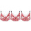 3Pcs Red Hamster Cage Hammock Soft Cotton Warm Small Pet Rest 6