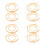 16Pcs Handmade Bamboo Strips Beige Smooth Flexible for Basket Weaving 8