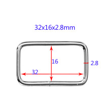 40 Pcs Metal Buckle Strap Buckle Metal Strap Keeper